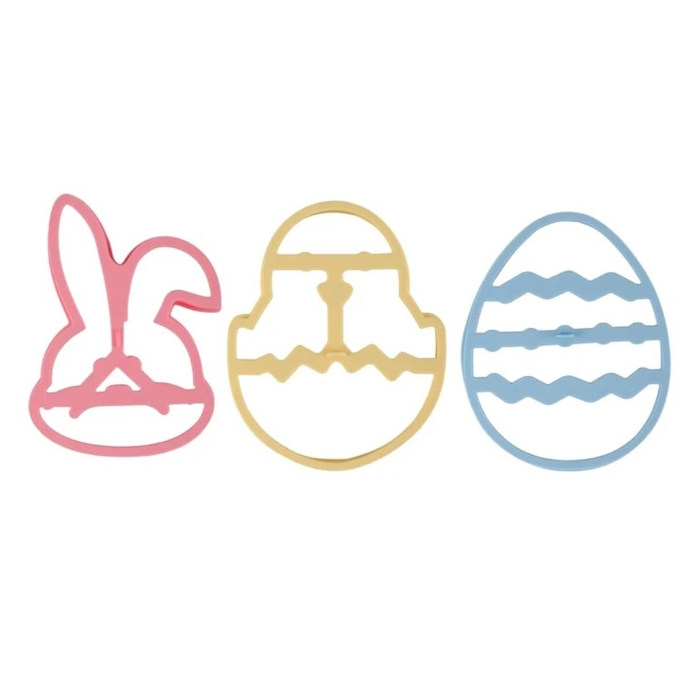CWC nwt 3 PIECE SILICONE PACKING MOLD- BUNNY, CHICKEN & EGG Easter
